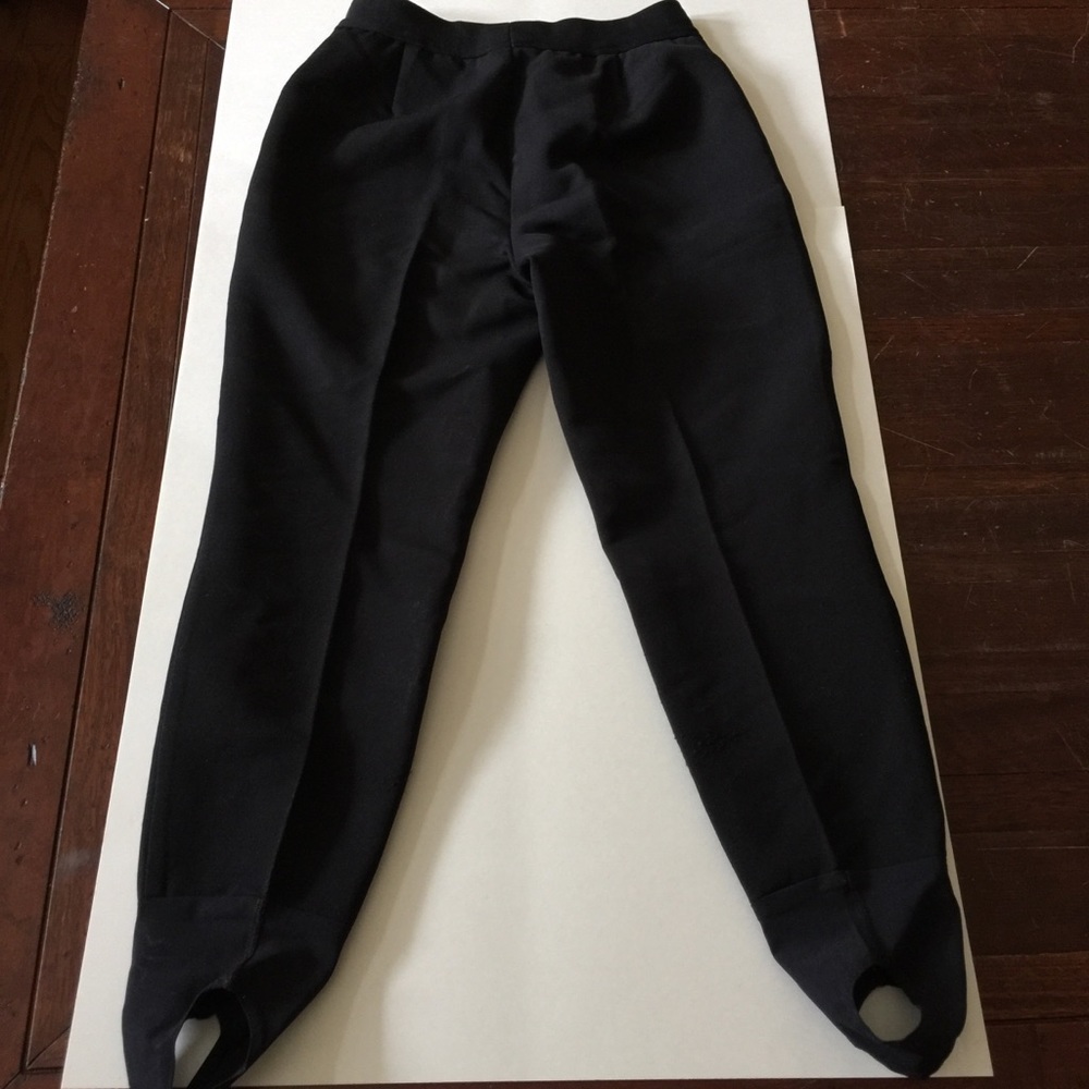 GLISSE Vintage Black Stirrup Ski Pants
